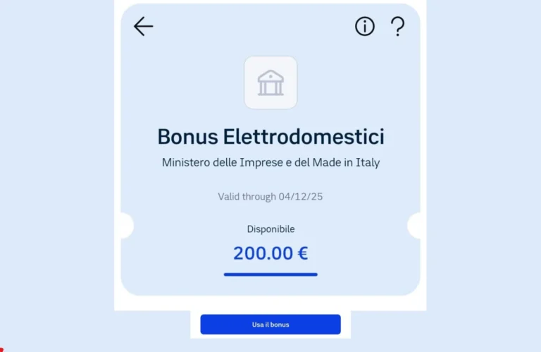 Bonus elettrodomestici 2025
