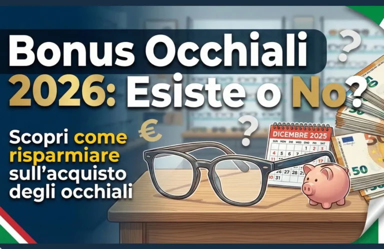 Bonus Occhiali 2026