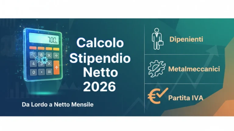 Calcolo Stipendio Netto 2026
