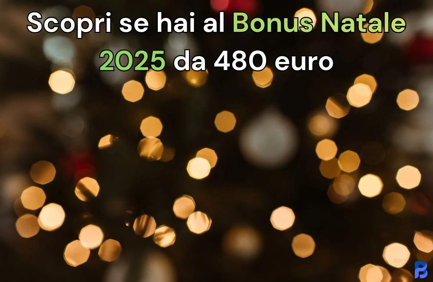 Scopri se hai al Bonus Natale 2025 da 480 euro