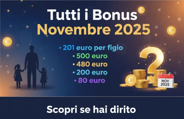 Tutti i Bonus Novembre 2025