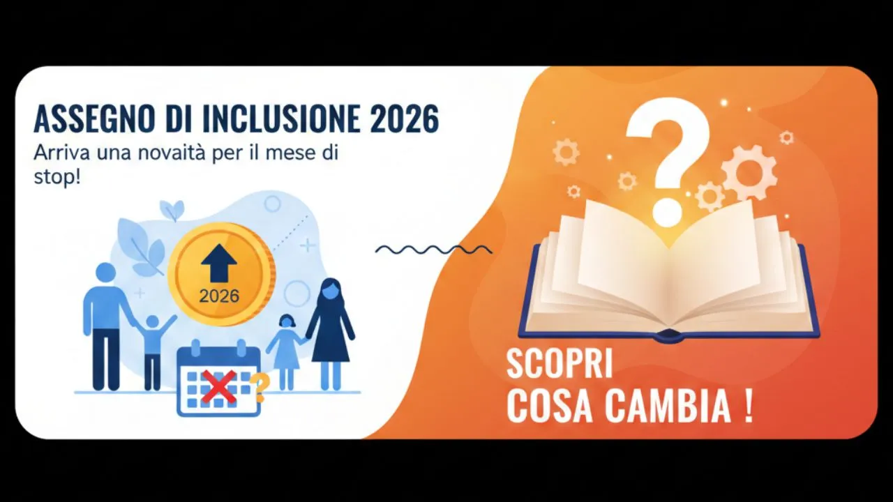 Assegno di Inclusione 2026: Arriva una novità per il mese di stop! Scopri cosa cambia