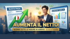Busta paga di Gennaio 2026: Aumenta il netto! Scopri tutte le misure in arrivo - Ecco le Tabelle