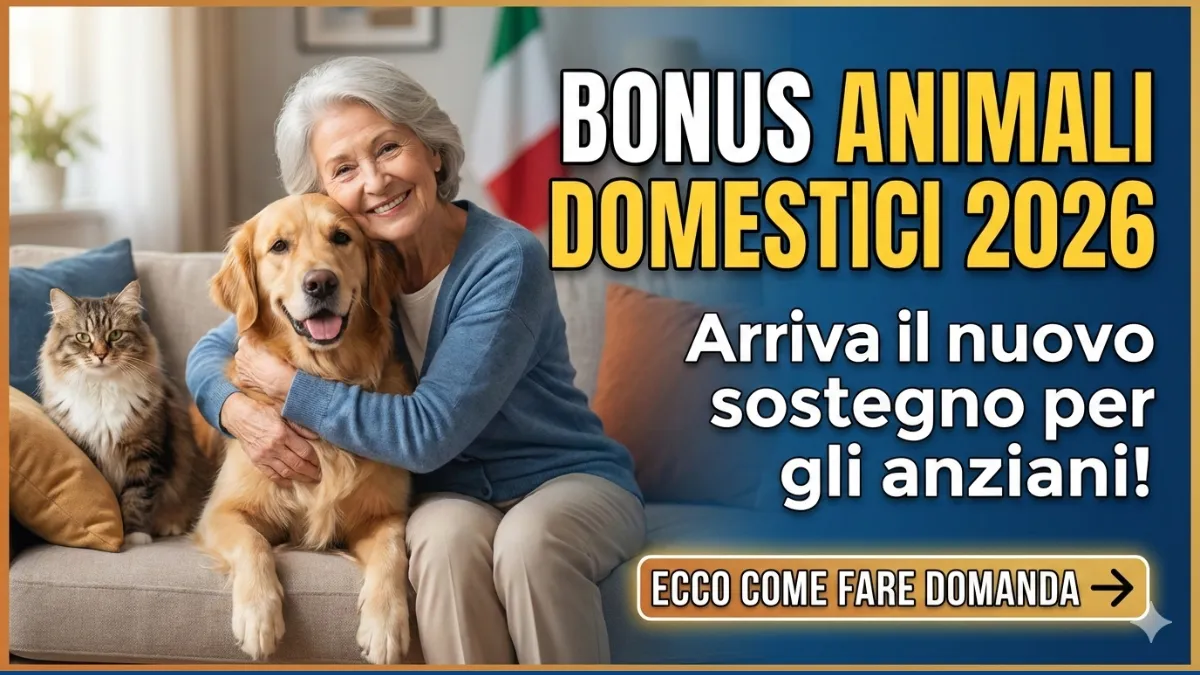 Bonus animali domestici 2026