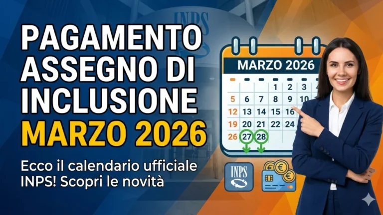 Pagamento Assegno di Inclusione di marzo 2026
