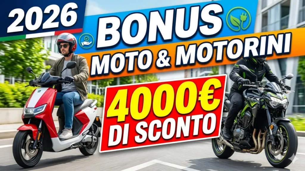 Bonus moto e motorini 2026