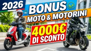 Bonus moto e motorini 2026