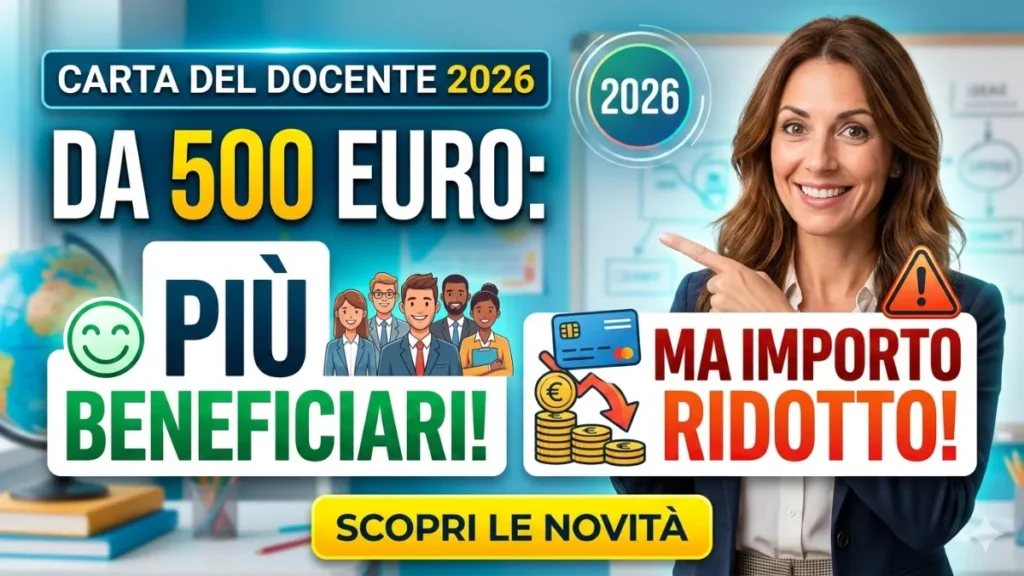 Carta del docente 2026