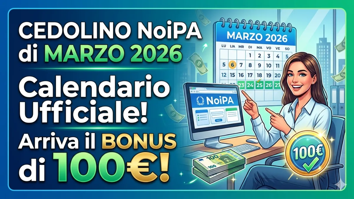 Cedolino NoiPA di Marzo 2026