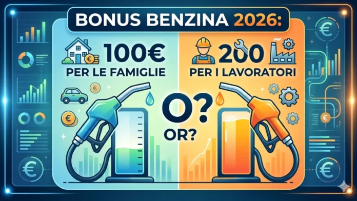 Bonus Benzina 2026: 100€ per le famiglie o 200€ per i lavoratori? Bonus Benzina 2026: 100€ per le famiglie o 200€ per i lavoratori?
