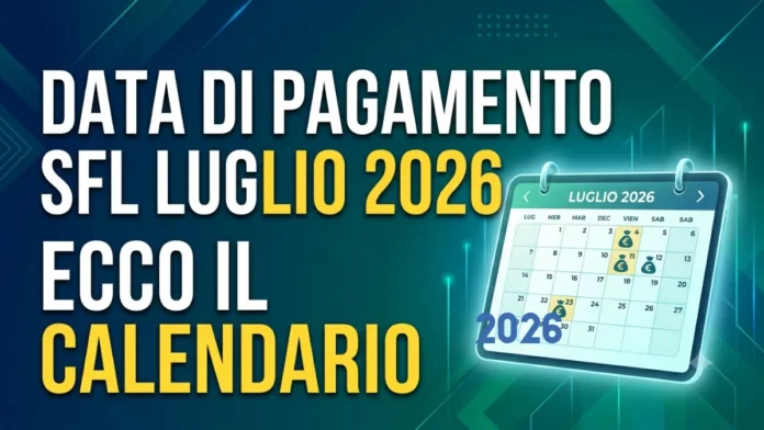Data di Pagamento SFL Luglio 2026: Ecco il calendario