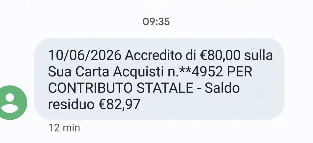 Ricarica Carta Acquisti di Giugno 2026: Partiti i Pagamenti