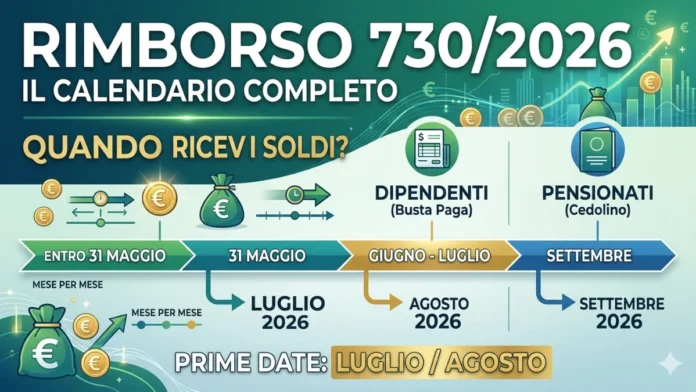 Rimborso 730/2026: il Calendario Completo, Mese per Mese