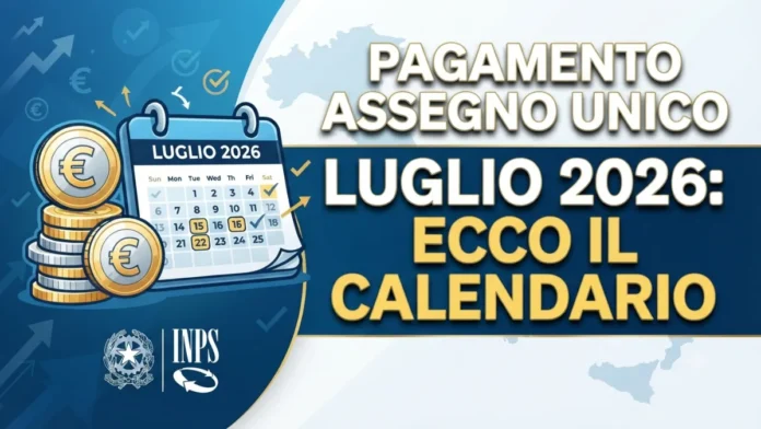 Pagamento Assegno unico Luglio 2026: Ecco il calendario Pagamento Assegno unico Luglio 2026: Ecco il calendario