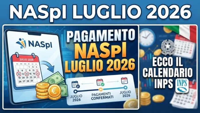 Pagamento Naspi Luglio 2026: Ecco il calendario Inps Pagamento Naspi Luglio 2026: Ecco il calendario Inps
