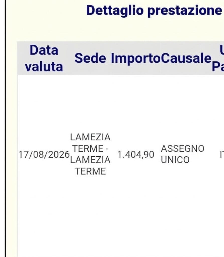 Pagamento Assegno unico Agosto 2026: INPS avvia gli accrediti dal 17 Agosto, ecco le prime date